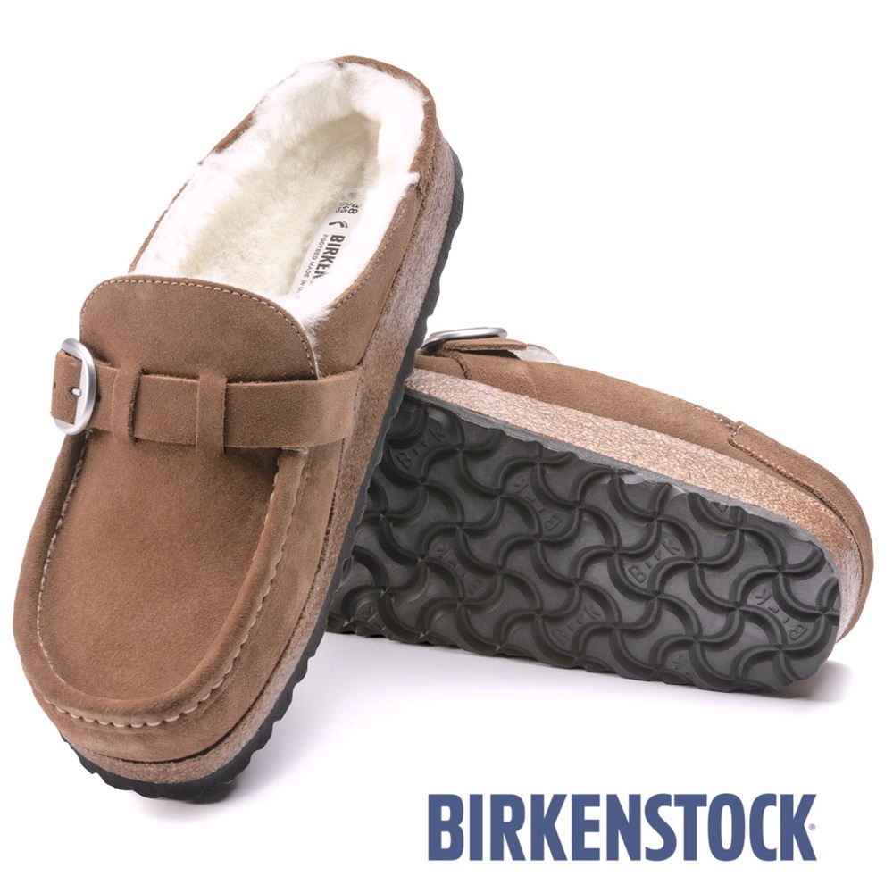 🆕🔥Birkenstock - Buckley Shearling Suede Leather - Picture 2 of 10